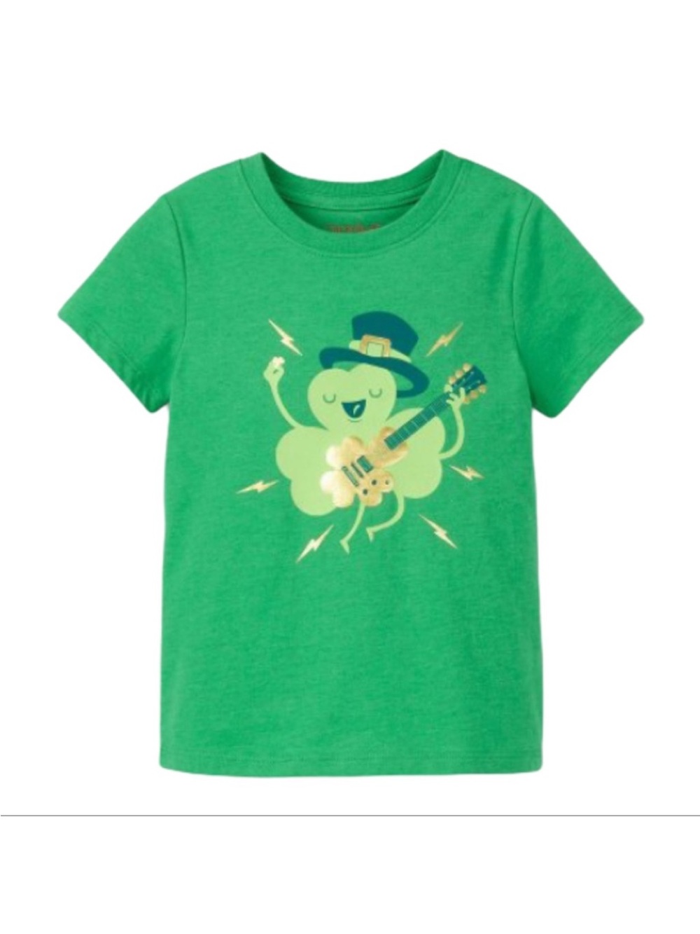 St. Patrick’s Day Shamrock Rock Guitar Tee NWT Size 3T